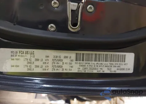 2016 Ram 1500 Big Horn from USA, damaged, VIN 1C6RR7LT2GS255914